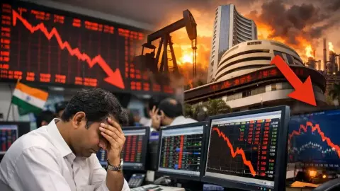 Stock Market Crash Today: Sensex, Nifty Fall Nearly 1.5% as US Bond Yields Surge