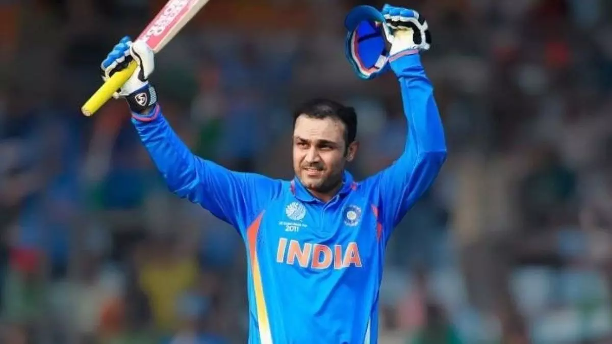 25 चौके, 7 छक्के! जब West Indies पर कहर बनकर टूटे थे Sehwag, 149 गेंद में ठोके 219 रन; आज भी कायम है रिकॉर्ड