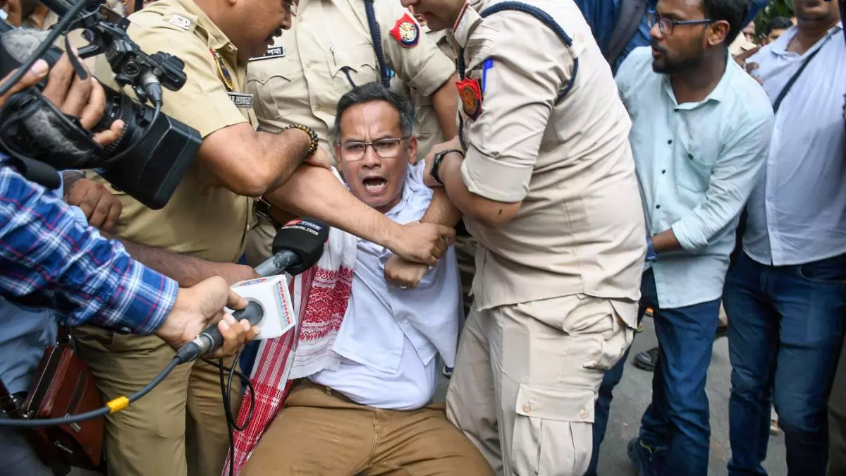 Assam Congress Protest: Gaurav Gogoi Detained