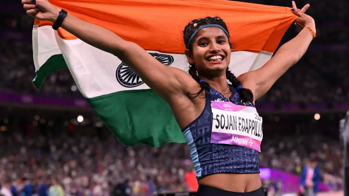 Ancy Sojan Asian Games 2026 silver medal