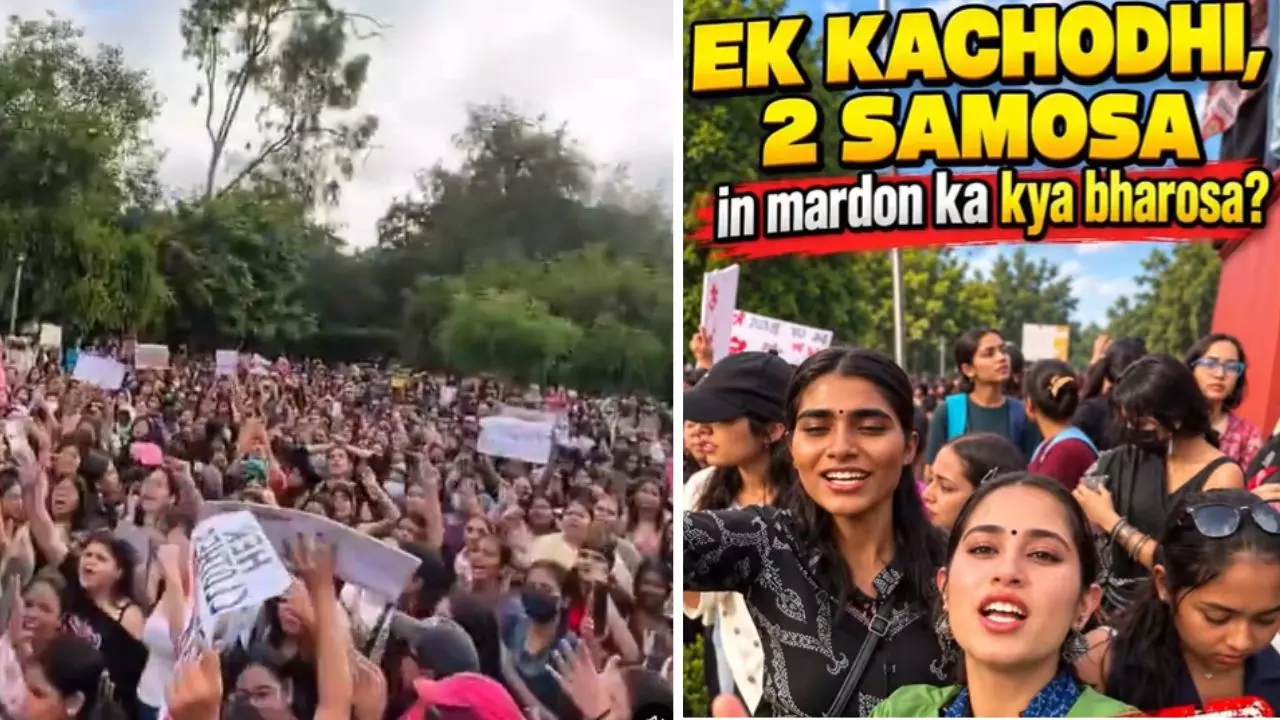 Hum Auratein Azaad Hain: एक सुट्टा दो चाय, मर्द जात हाय-हाय...DU में क्यों गूंज रहे ये नारे? देखिए सोशल में बवाल मचाने वाले 8 VIDEO
