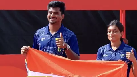 Chikitha Taniparthi and Sahil Jadhav Chikitha Taniparthi and Sahil Jadhav