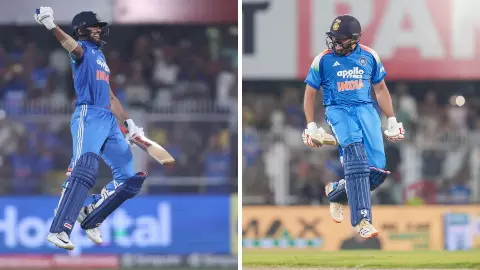 Shubman Gill and Rohit Sharma