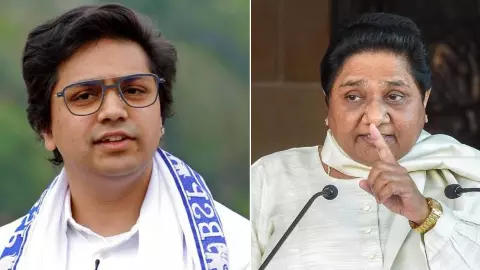 आकाश आनंद ने बुआ मायावती से मांगी माफी, राजनीति के लिए मांगा एक और मौका, बताया क्यों नहीं किया था पोस्ट को रिपोस्ट आकाश आनंद ने बुआ मायावती से मांगी माफी, राजनीति के लिए मांगा एक और मौका, बताया क्यों नहीं किया था पोस्ट को रिपोस्ट