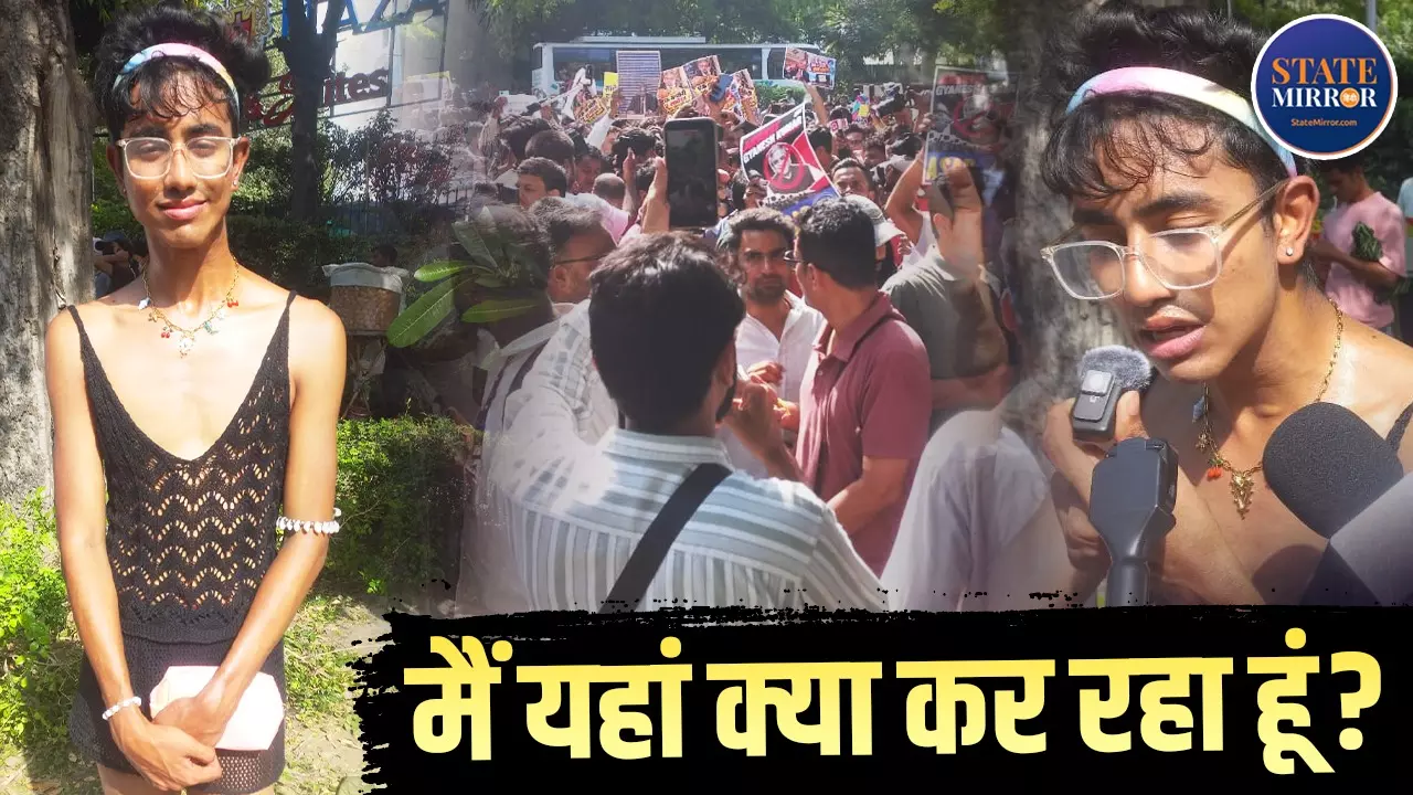 SIR क्या है, नहीं पता... फिर भी जंतर-मंतर प्रोटेस्ट में पहुंचा JNU का LGBTQ छात्र, Crop Top लिबास से लेकर बयान तक चर्चा में- Exclusive