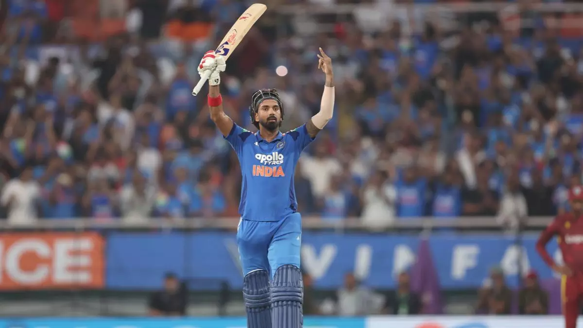 KL Rahul ninth century