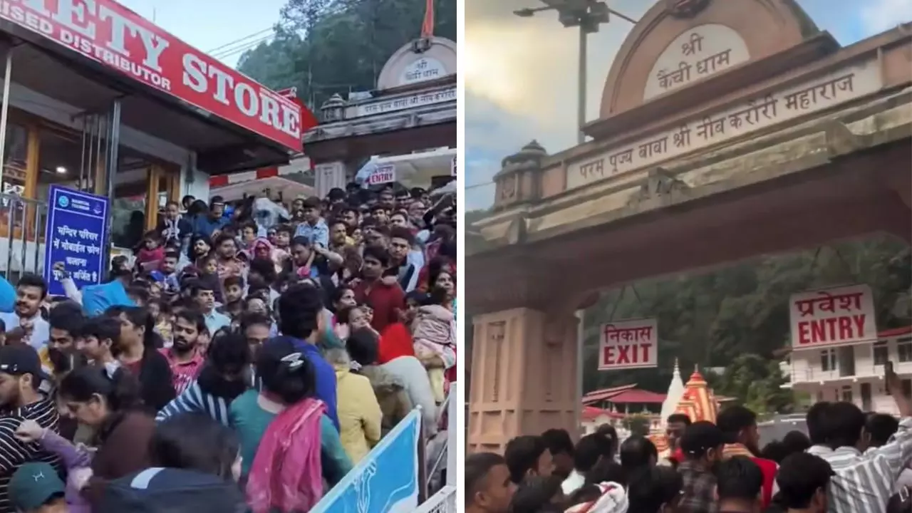 कैंची धाम जाने वालों के लिए जरूरी खबर! भीड़ में फंस सकते हैं, कई KM लंबा जाम- जाने से पहले देखें ये VIDEOS