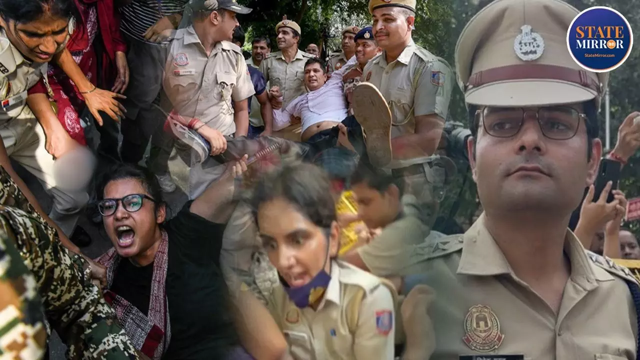 कौन हैं ACP विवेक भगत? ब्रेस्ट के पास नोचना और पैंट के अंदर....दिल्ली पुलिस पर क्या-क्या लगे आरोप- देखिए प्रदर्शन 5 भयावह VIDEO