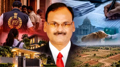 80 एकड़ जमीन, भर्ती में गड़बड़ी और बेटी के सेलेक्शन के लिए ‘तिगड़म’, KPSC के पूर्व चेयरमैन साहूकार पर क्या-क्या आरोप, ED ने किया अरेस्ट 80 एकड़ जमीन, भर्ती में गड़बड़ी और बेटी के सेलेक्शन के लिए ‘तिगड़म’, KPSC के पूर्व चेयरमैन साहूकार पर क्या-क्या आरोप, ED ने किया अरेस्ट