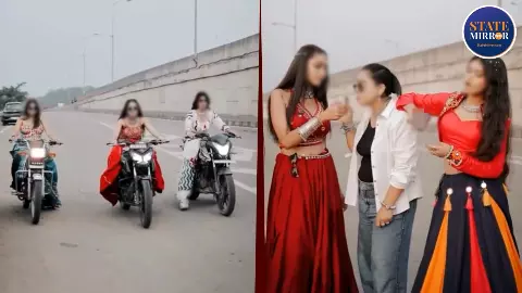 Bilaspur: गरबा ड्रेस में सिगरेट फूंकते और तमंचा लहराते हुए लड़कियों ने बनाई Reels, Video Viral होने पर पुलिस ने किया इलाज Bilaspur: गरबा ड्रेस में सिगरेट फूंकते और तमंचा लहराते हुए लड़कियों ने बनाई Reels, Video Viral होने पर पुलिस ने किया इलाज