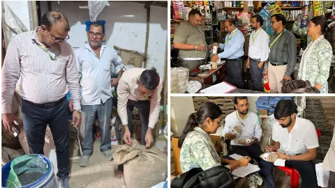 Noida Food Department Seizes 90 Kg Groundnuts
