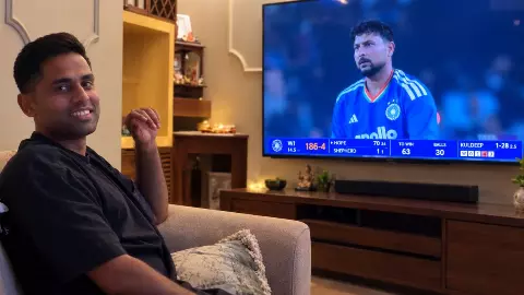ind vs wi 2nd 120i team india ex captain suryakumar yadav viral video