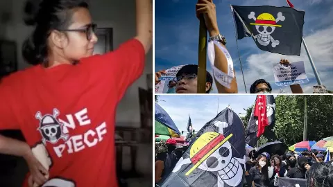 नेहा बोरा की Red T-shirt पर ऐसा क्या, जिस पर मचा बवाल? तीन देशों में करा चुका है सत्ता परिवर्तन, जानिए One Piece फ्लैग की कहानी