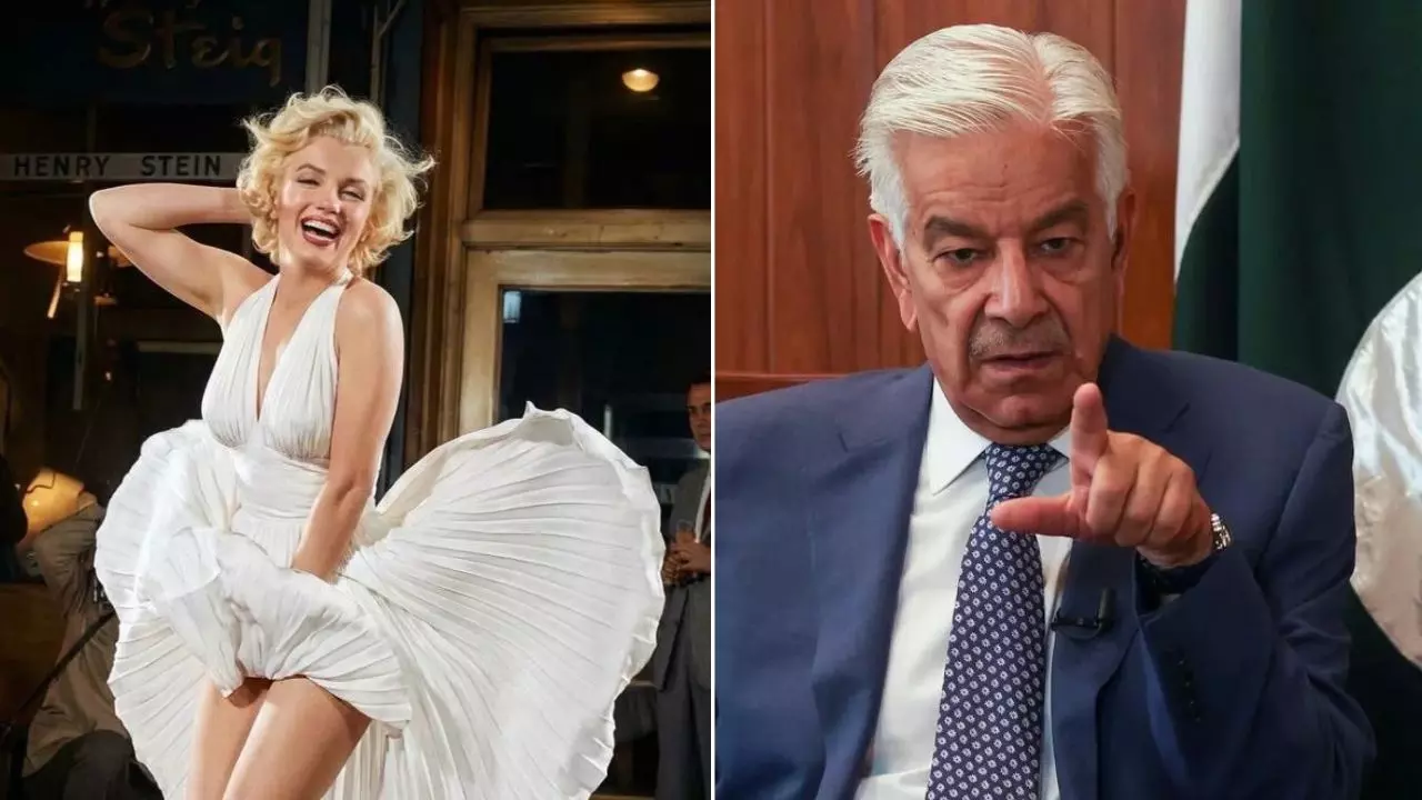 Marilyn Monroe की तस्वीर पर ऐसा क्या लिख बैठे पाकिस्तान के रक्षा मंत्री ख्वाजा आसिफ? सोशल मीडिया पर मचा बवाल