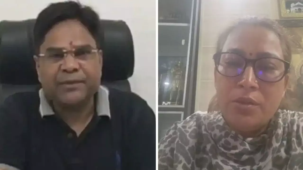 BJP मंत्री रेखा आर्य ने पति पर लगाए गंभीर आरोप, कई महिलाओं से संबंध; सबूत शेयर कर FIR, फूट-फूटकर रोने का वीडियो वायरल