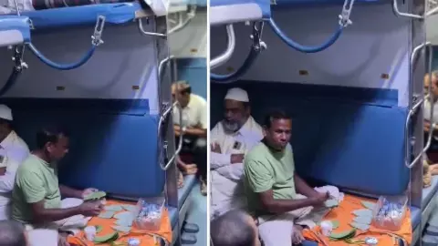 AC कोच में पान की दुकान! लोअर बर्थ पर पान बनाने लगा युवक, VIDEO देख यूजर्स बोले- बीड़ी-गुटखा पर जुर्माना लगाने वाले कहां हैं?