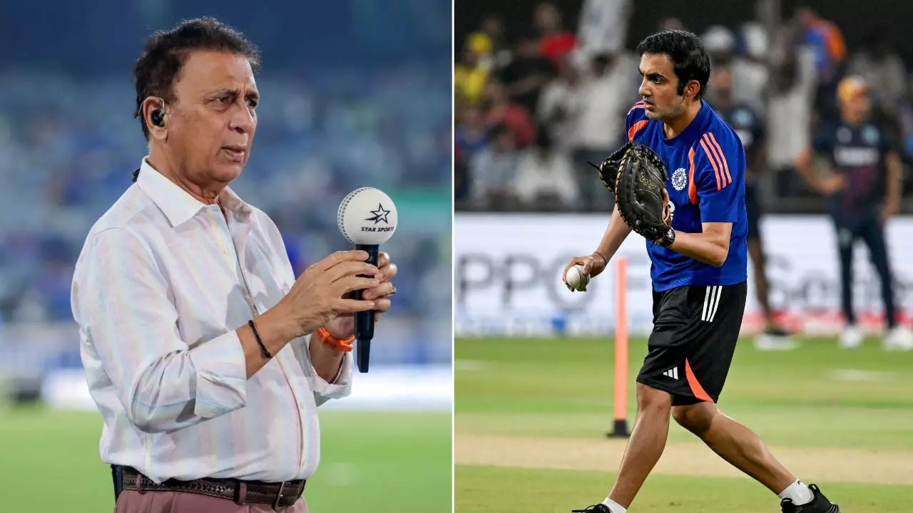 Gautam Gambhir and Sunil Gavaskar