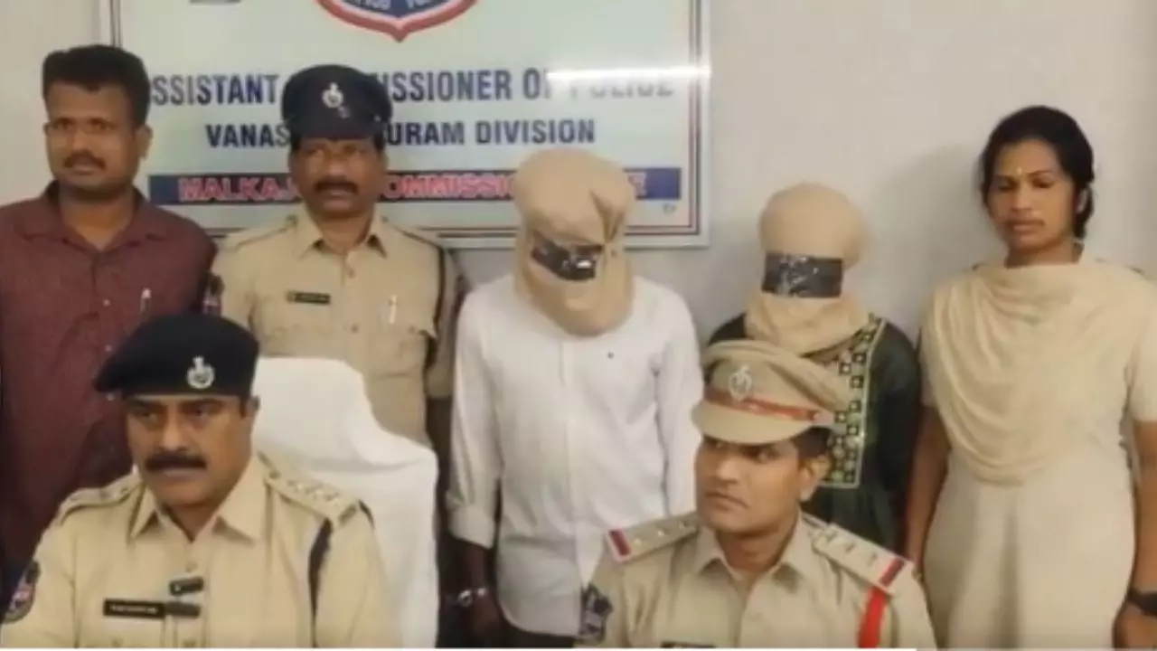 Hyderabad couple arrested