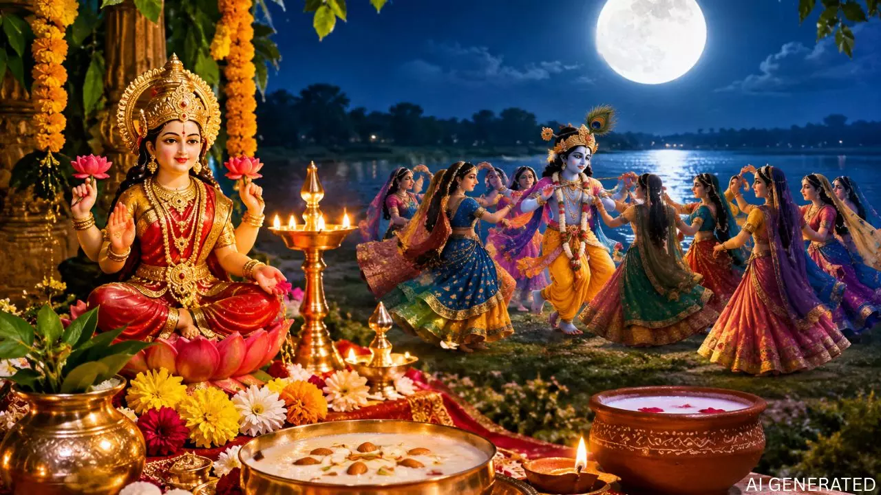 शरद पूर्णिमा: चांदनी रात में कृष्ण ने गोपियों संग रचाया महारास, खुले आसमान में क्यों रखी जाती है खीर, कैसे मिलता है अमृत?