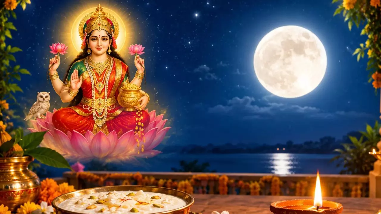 शरद पूर्णिमा पर रातभर क्यों जागते हैं? जानें मां लक्ष्मी के पृथ्वी भ्रमण की मान्यता