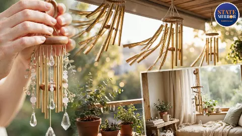 हवा के झोंकों से सिर्फ म्यूजिक नहीं, खुशहाली का भी कनेक्शन! Wind Chimes की कहानी और वास्तु का महत्व जानिए हवा के झोंकों से सिर्फ म्यूजिक नहीं, खुशहाली का भी कनेक्शन! Wind Chimes की कहानी और वास्तु का महत्व जानिए