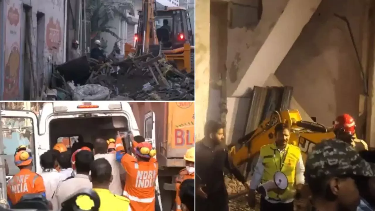 Harsh Vihar Milan Garden Building collapses