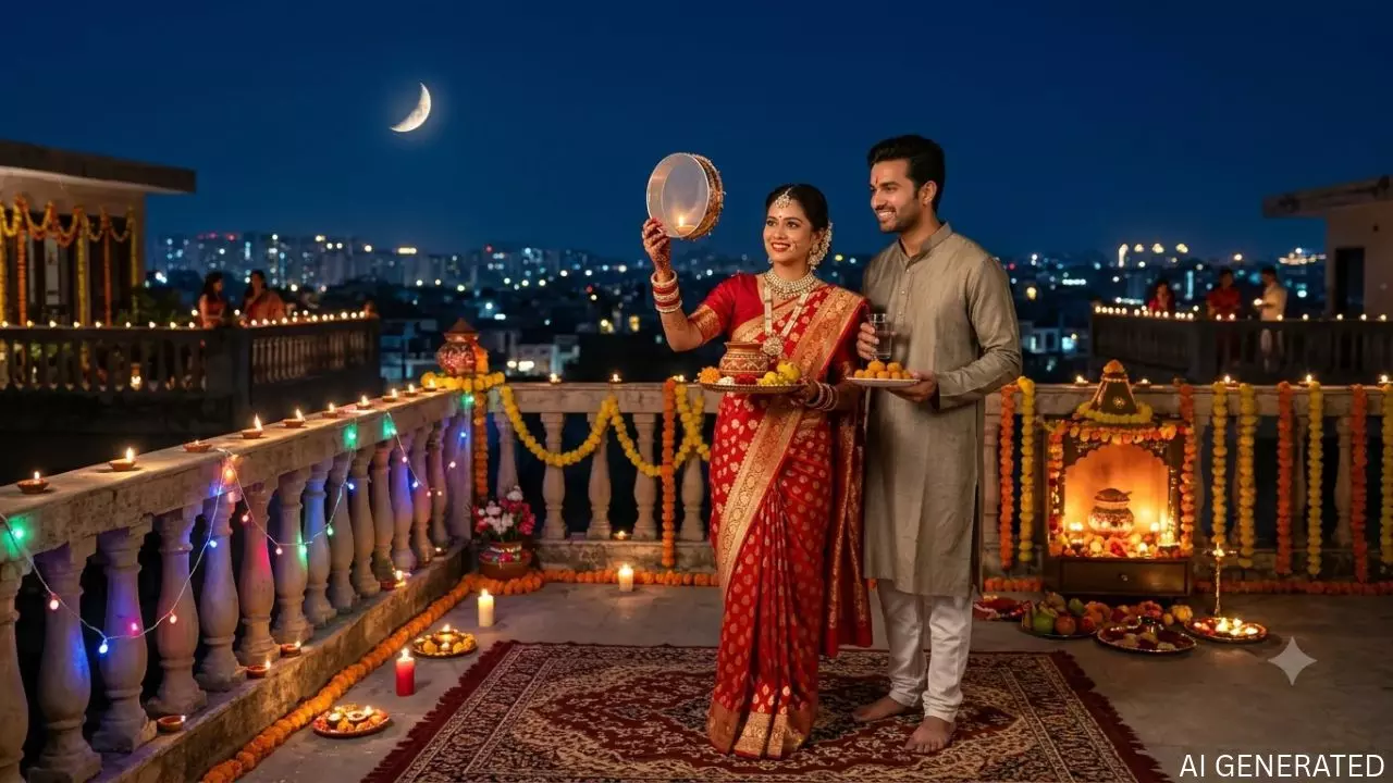 करवा चौथ पर छलनी से क्यों देखा जाता है पति का चेहरा, जानिए क्या कहते हैं शास्त्र