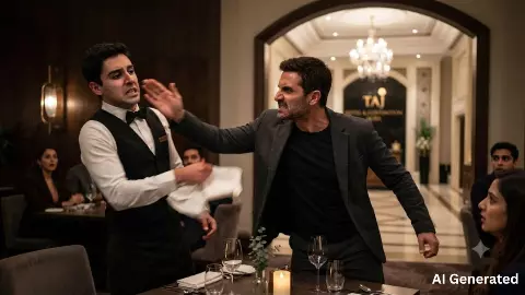 Taj Hotel Agra Waiter Incident